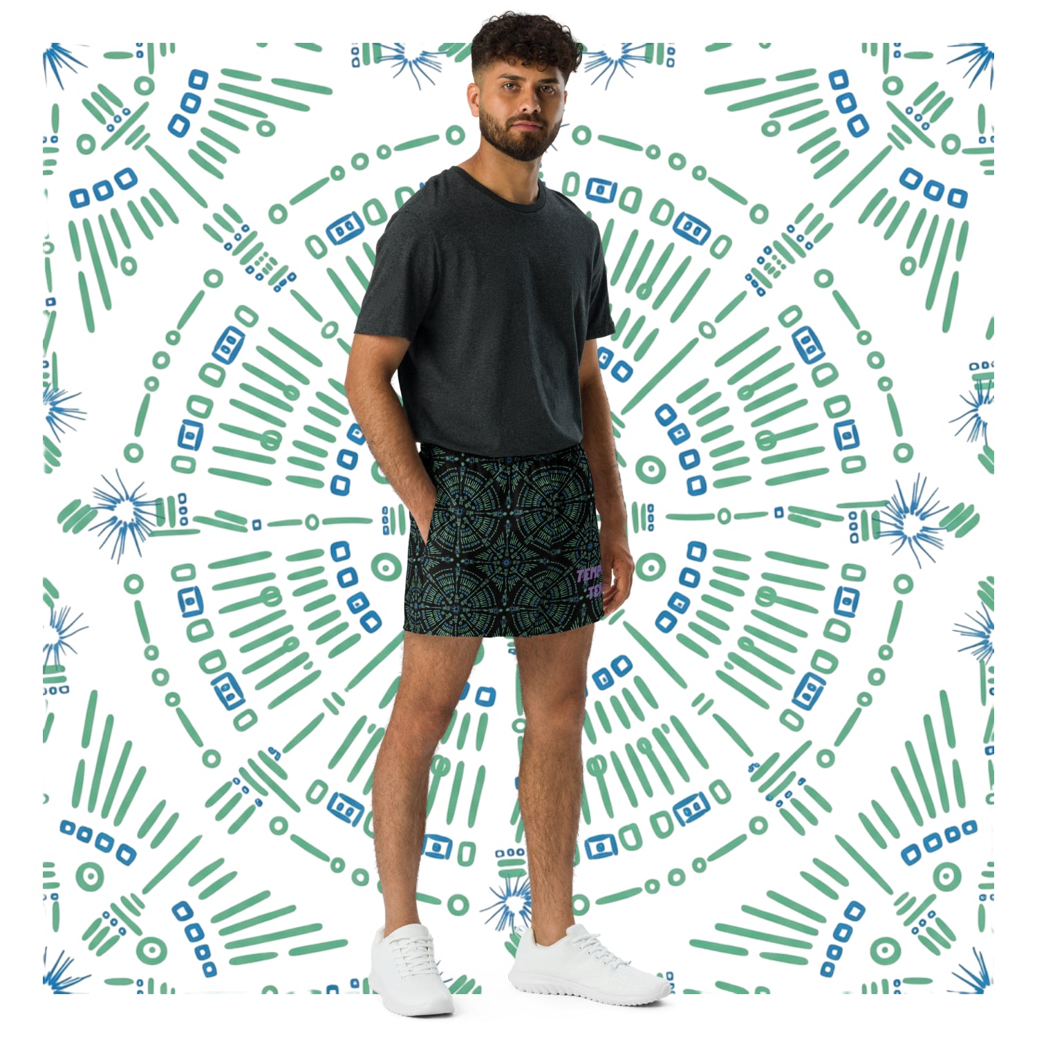 Focused Energy Tennis Shorts - Black