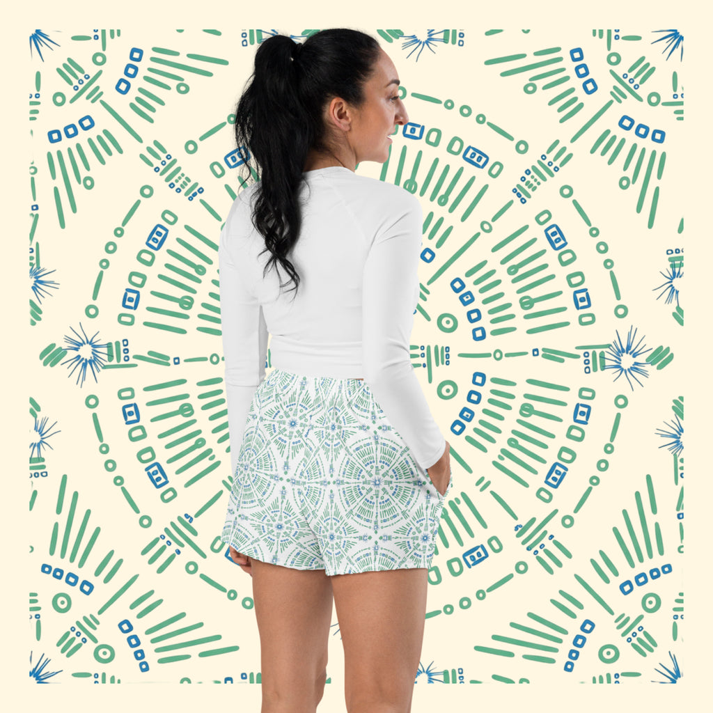 Focused Energy Tennis Shorts - White