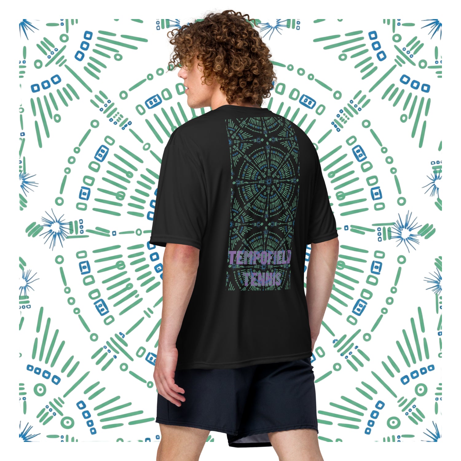 Centered Core Tennis Tee - Black