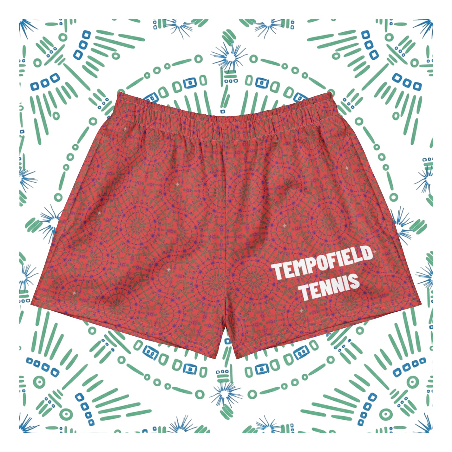 Kinetic Chain Tennis Shorts - Coral