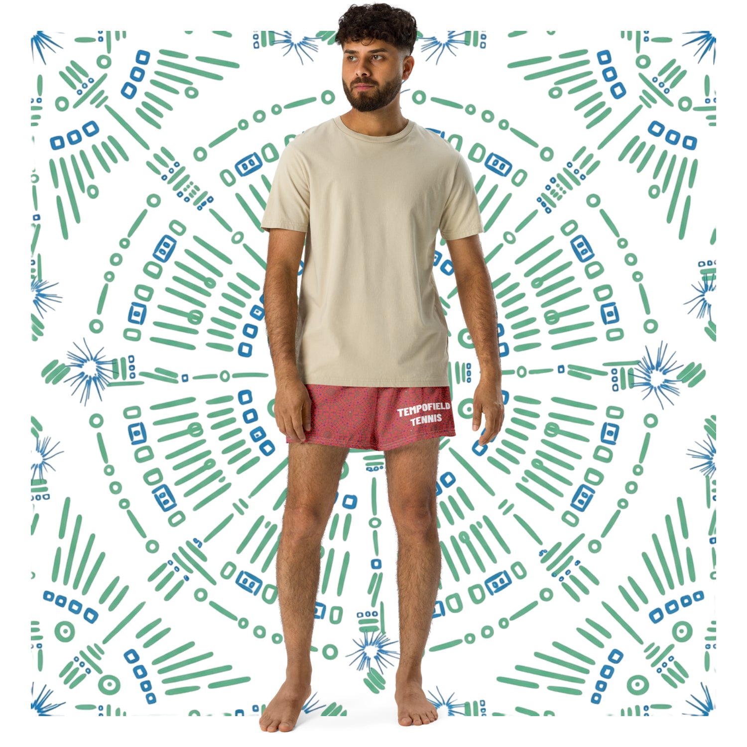 Kinetic Chain Tennis Shorts - Coral