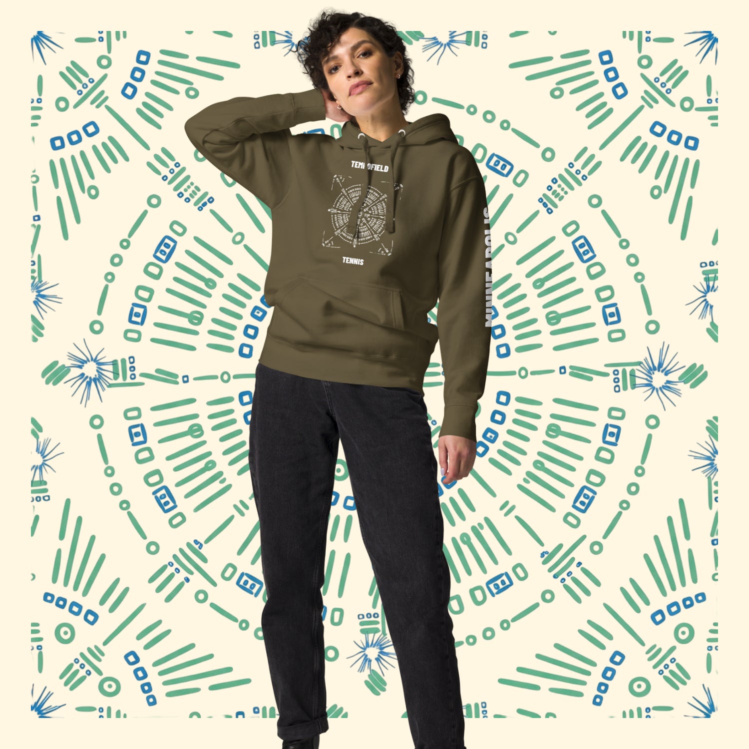 Tempofield Minneapolis Hoodie - Olive