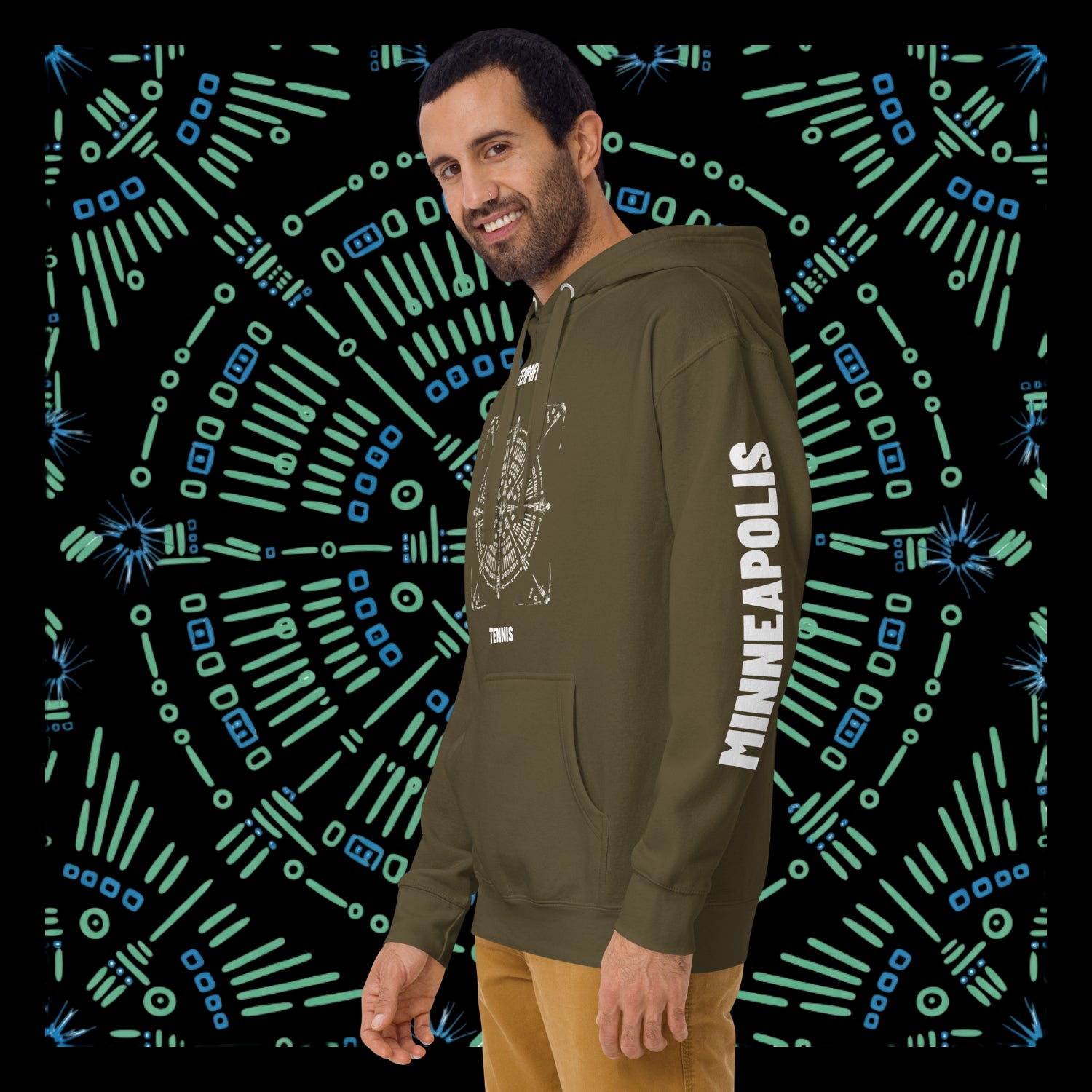 Tempofield Minneapolis Hoodie - Olive